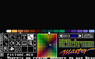 NEOchrome Master atari screenshot